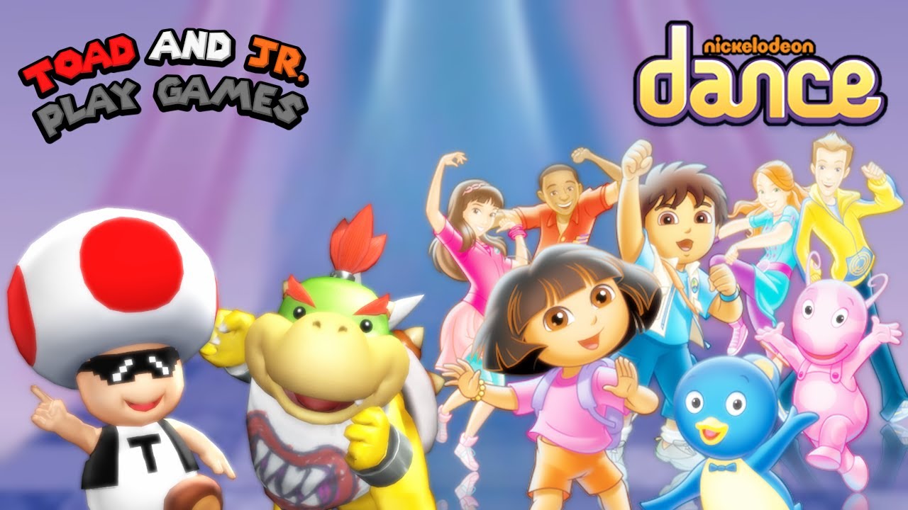 Toad and Jr. Play Games: Nickelodeon Dance (Wii) #1
