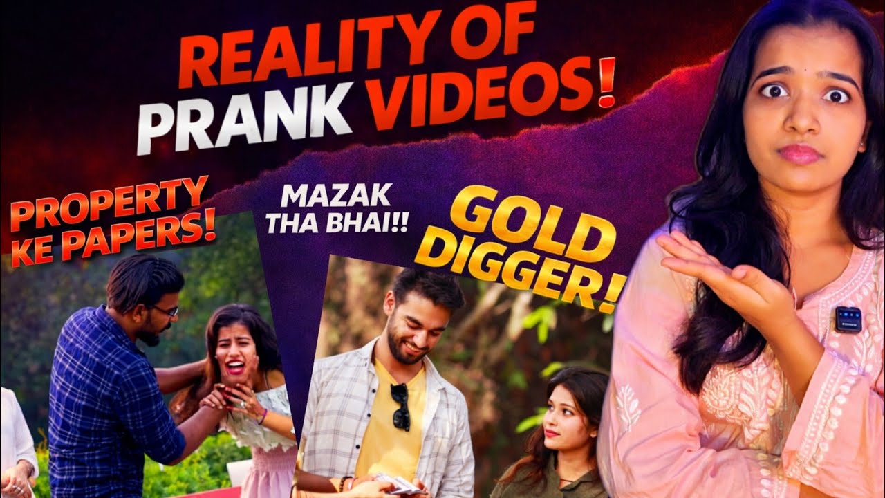 REALITY OF PRANK VIDEOS!(ISHU PRANKSTER,YASH CHOUDHARY)