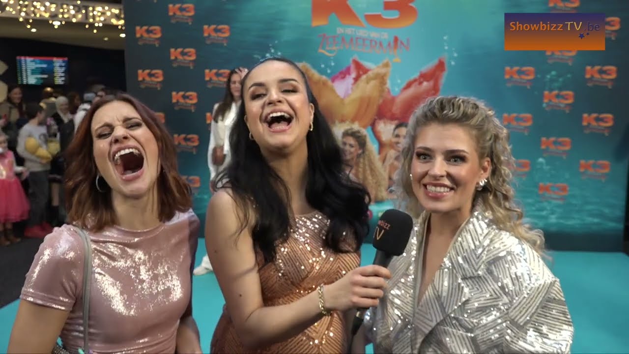 K3 dolenthousiast op première K3 en het lied van de zeemeermin