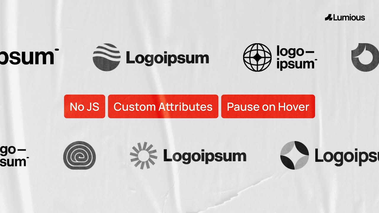 WEBFLOW CLONEABLE: Logo Ticker & Carousel That Works with Any Content