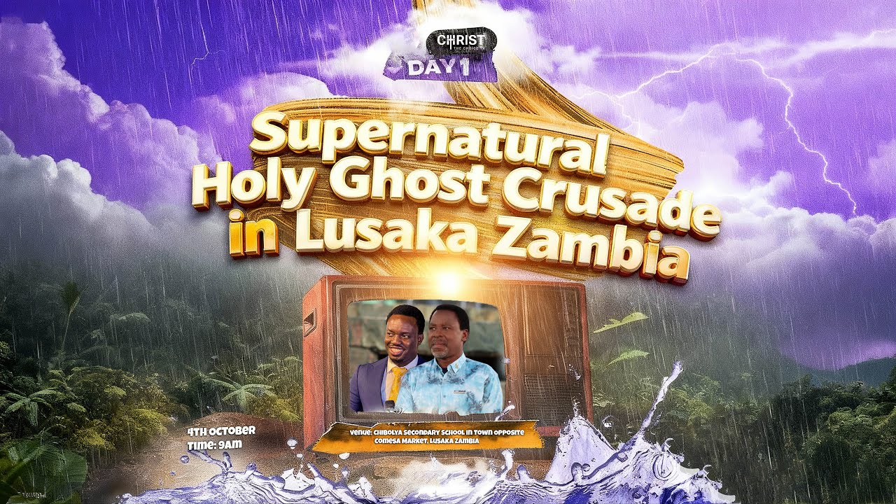 SUPERNATURAL HOLY GHOST CRUSADE IN LUSAKA ZAMBIA WITH PROPHET PAUL DAVID #tbjoshua #prophetpauldavid