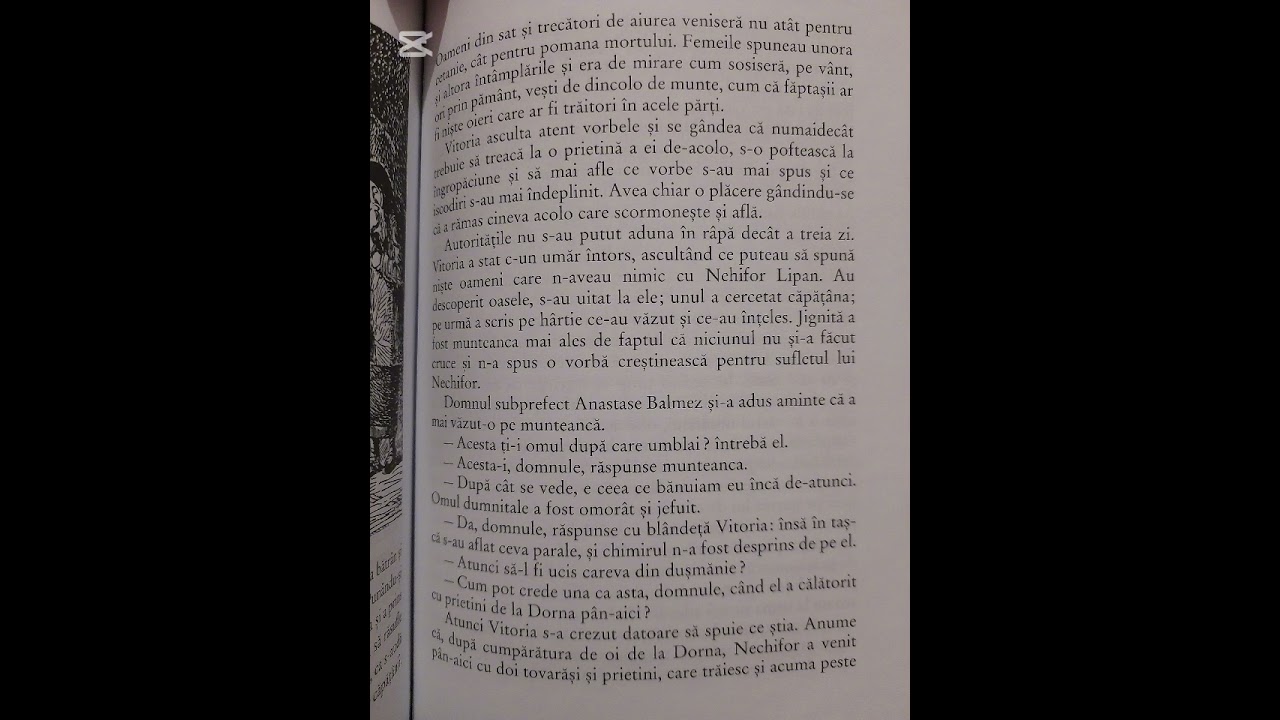 Baltagul, cap14, partea a doua: priveghiul de trei zile