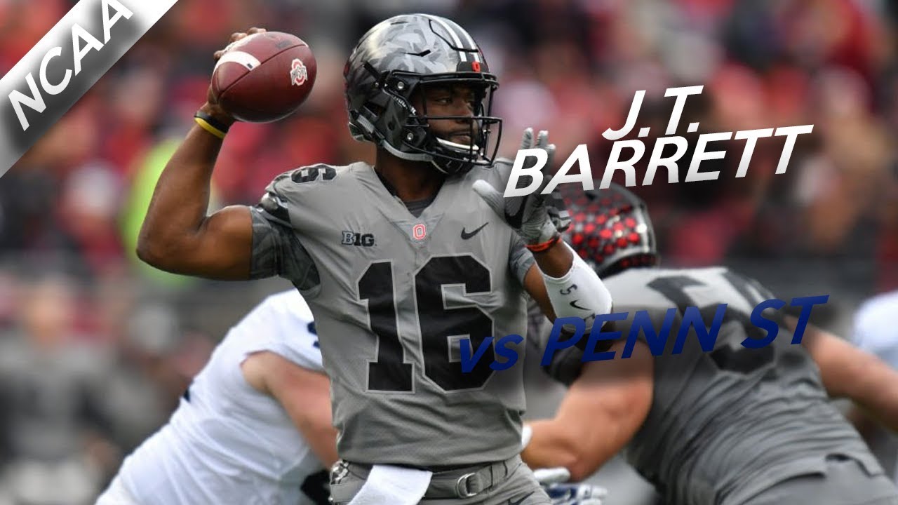J.T. Barrett Highlights vs Penn State // 33/39 423 Total Yards, 4 TDs // 10.28.17