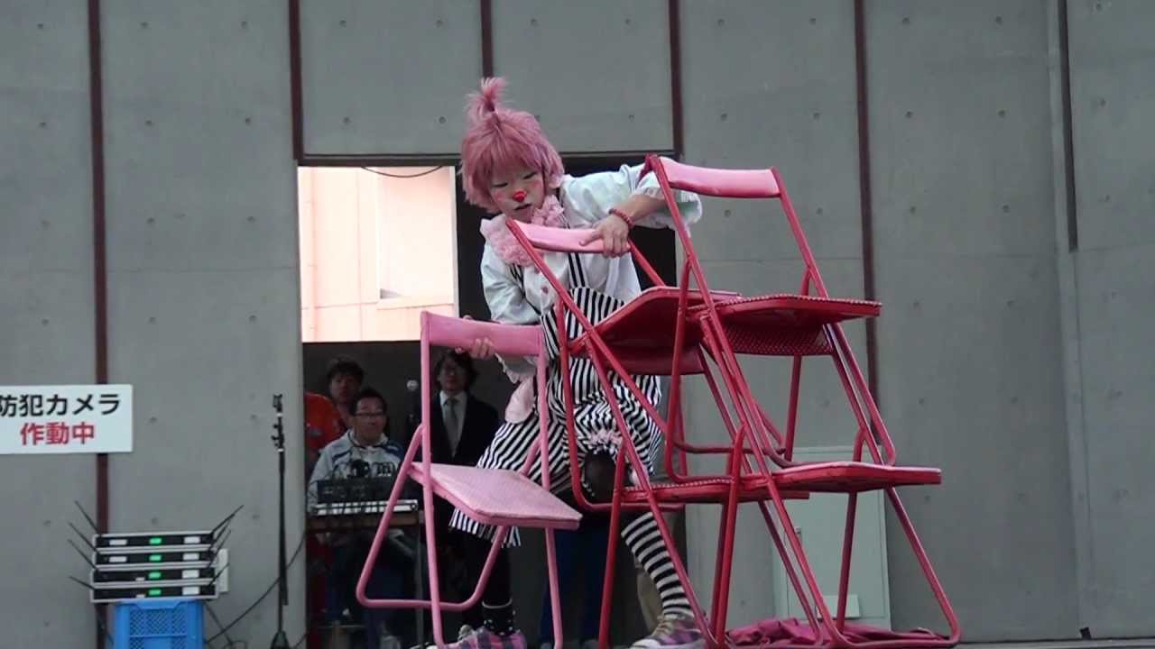 うつのみや大道芸フェス ピエロのナナちゃん