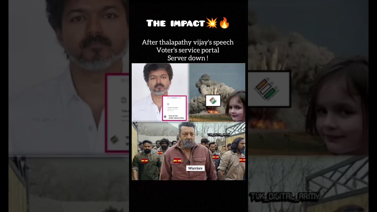 🚨 Thalapathy vijay's warriors impact💥🔥 #tvk #vijay #thalapathy #tvkvijay#thalapathyvijay#song#shorts