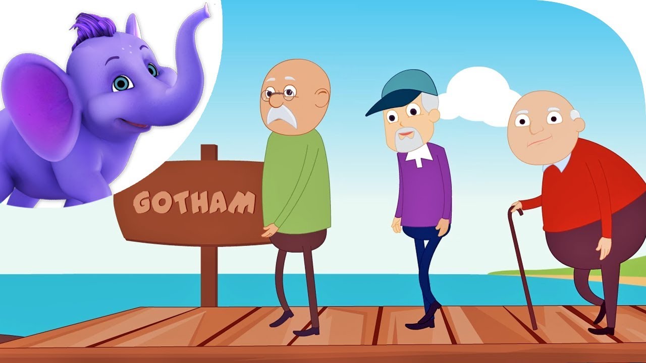 Three Wise men of Gotham – Nursery Rhyme with Karaoke