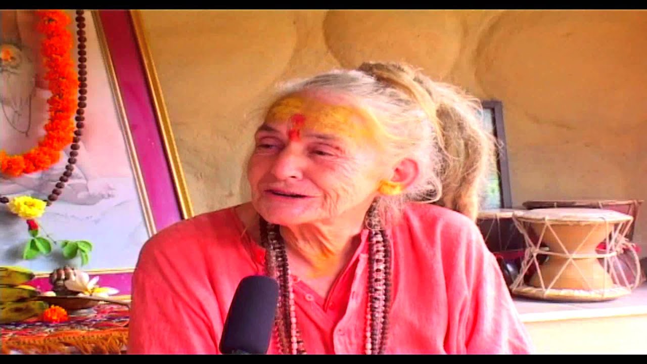 Interview of Mataji at Santosh Puri Ashram.