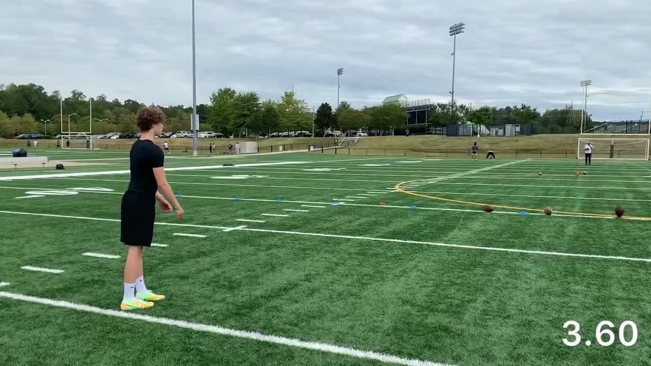 Braeden Megenity | 2023 VA Senior | Kicker Punter | Phase 3 Kicking | Oct VA Camp 2022