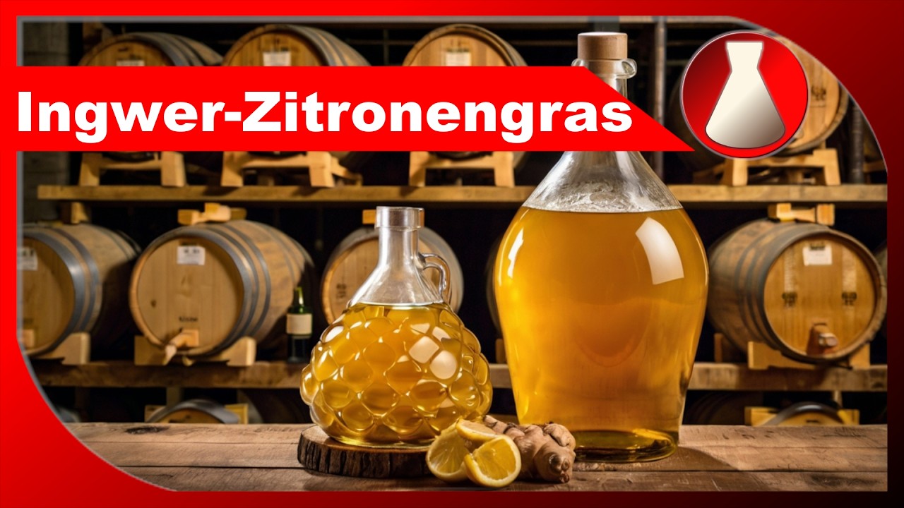 Honigwein mit Zitronengras und Ingwer - exotisch und frisch - Met selber machen - Fermentastisch