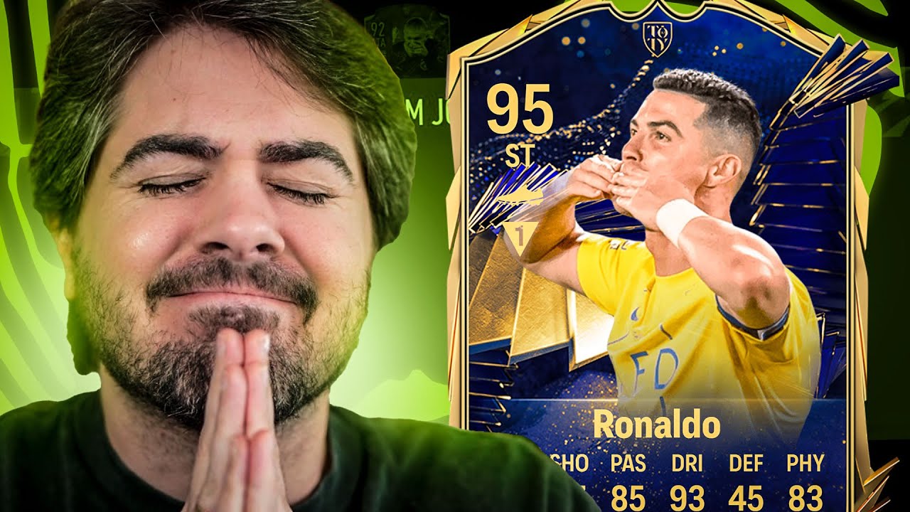 SIIIIIII!!! EU CONSEGUI O CR7 TOTY!!! FUT DRAFT EAFC 24