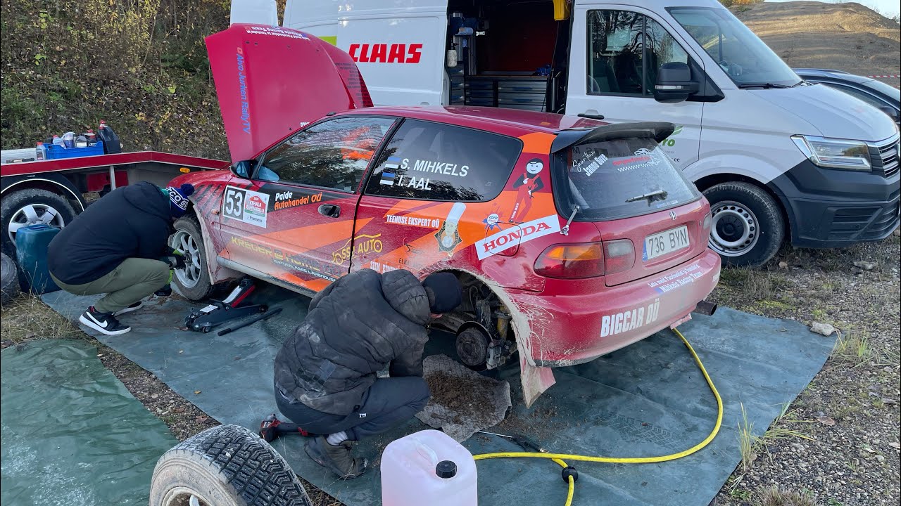 KEHALA RAHVARALLI 2024 | Tehnika andis alla, S.Mihkels/ I.Aal | Honda Civic EG
