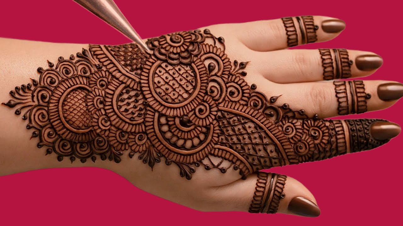 Very beautiful simple & trending arabic mehndi design | easy & unique design | mehandi ke design