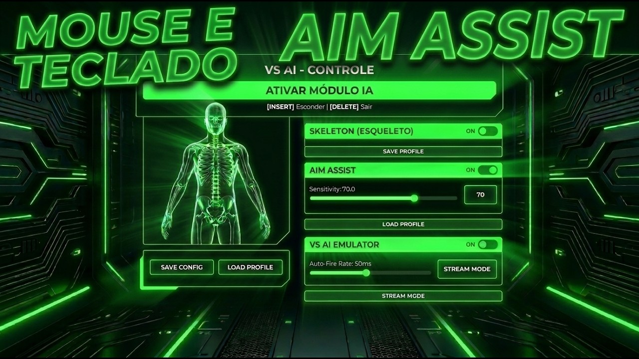 AIM ASSIST/AIMBOT 100% EXTERNAL E FREE, WARZONE PC