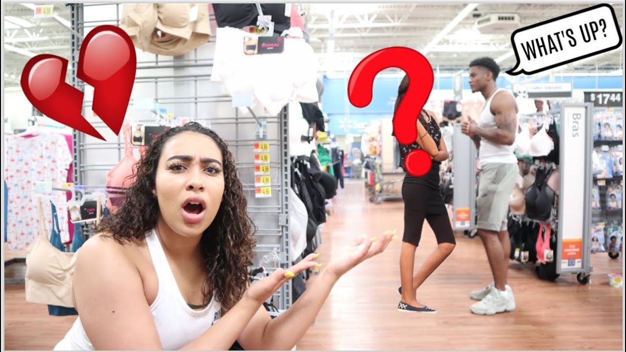 SPYING ON MY BOYFRIEND IN PUBLIC!! (I CAUGHT HIM)