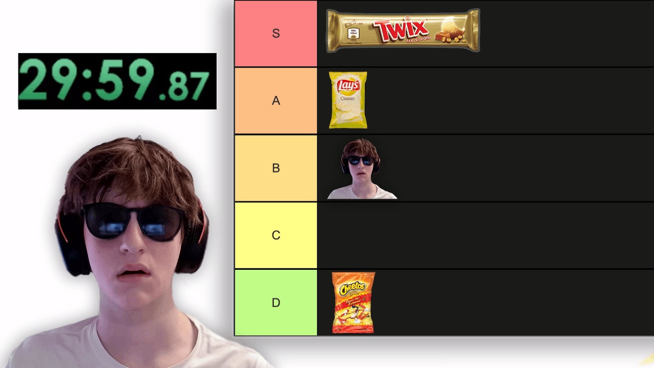 Forcing myself to Speed Run a Random Tier List