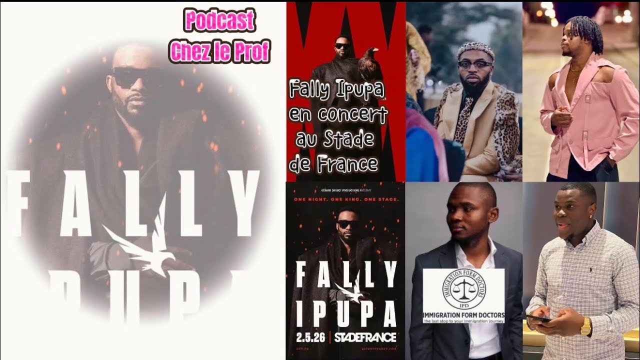 Fally Ipupa en concert au Stade de France ( Debrief du Prof et des ses invités) #fallyipupa 