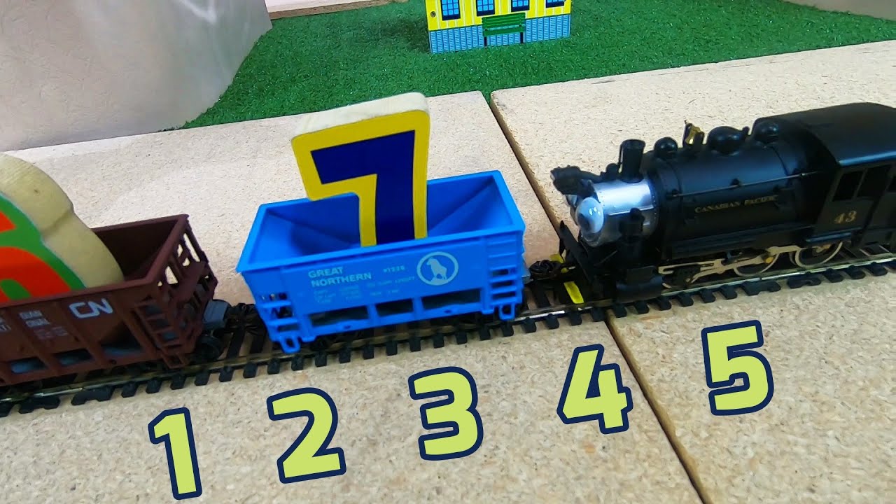 Speedy the Number Train!    Counting Train Cars with Speedy!