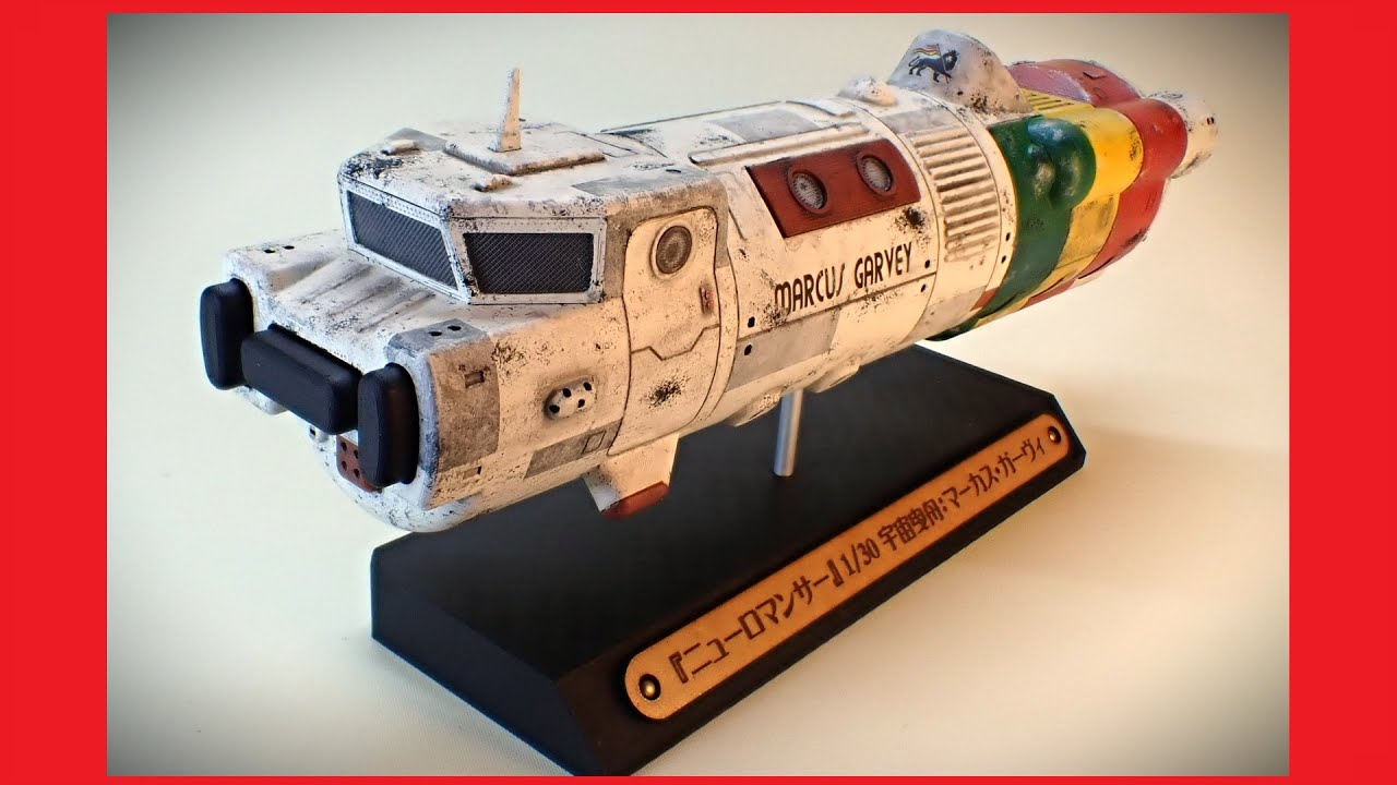 【DIY】『ニューロマンサー』の宇宙船：マーカス・ガーヴィと謎の武器：コブラを作ってみた! Neuromancer marcus garvey