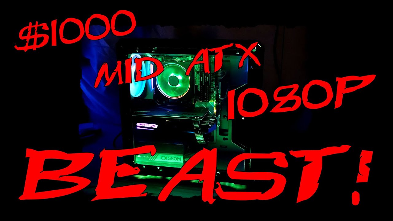 Custom Gaming PC Build - Q300L, Ryzen 5 3600, Asrock B450M Steel Legend, MSI RX2060