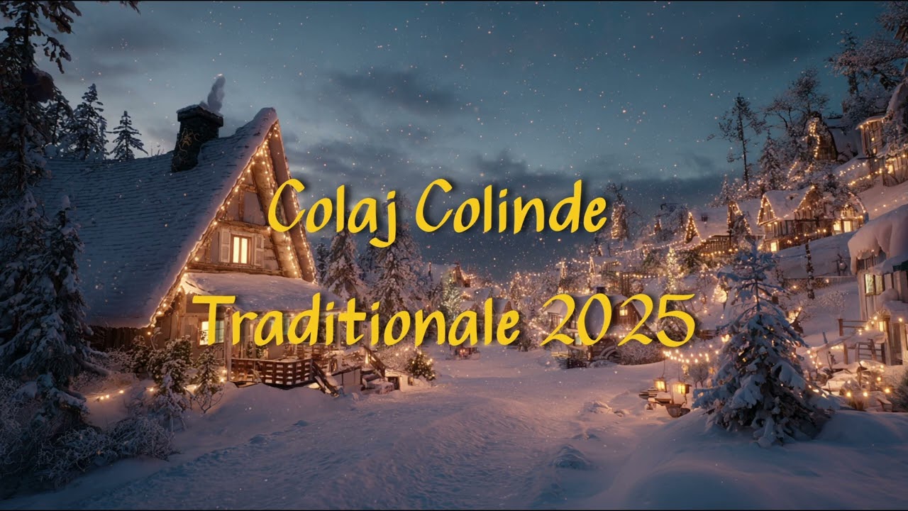 ⛄❄️Sus la poarta raiului⛄❄️Colaj Colinde Traditionale 2025