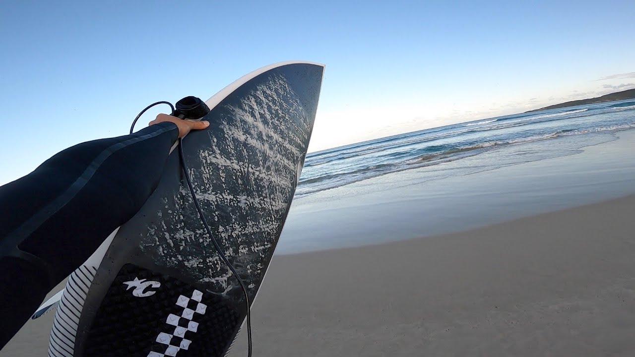 New board setup - POV test surf