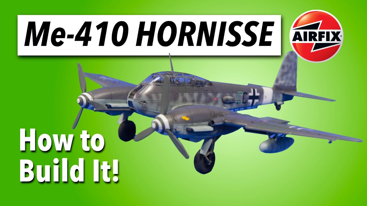 AIRFIX ME-410 SHOCK ВЫПУСКА 2023! Как его собрать!