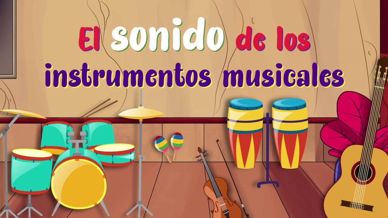 Los sonidos de los instrumentos musicales . Discriminación Auditiva . Juego Educativo. Lunacreciente