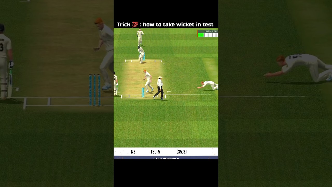 Real Cricket 24 Bowling Tricks🤯 |How To Take Wickets In Real Cricket 24🥵| RC Bowling Tips 🔥 #shorts