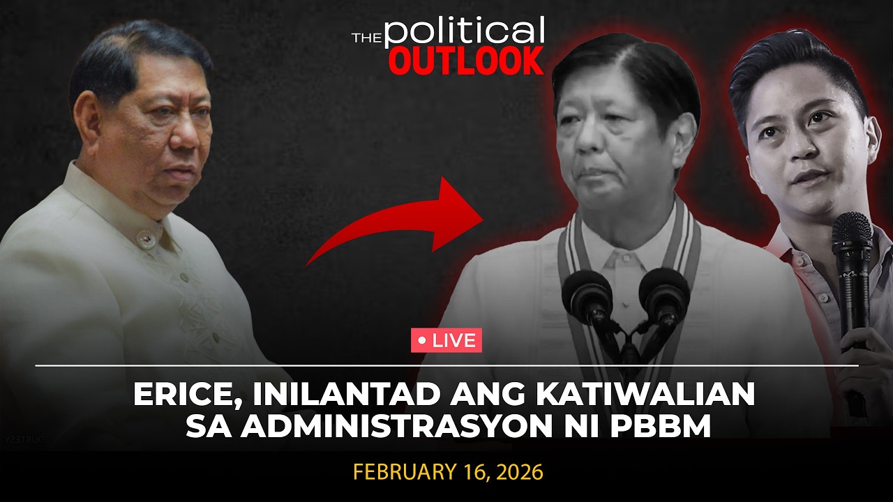 LIVE: Erice, inilantad ang katiwalian sa administrasyon ni PBBM.