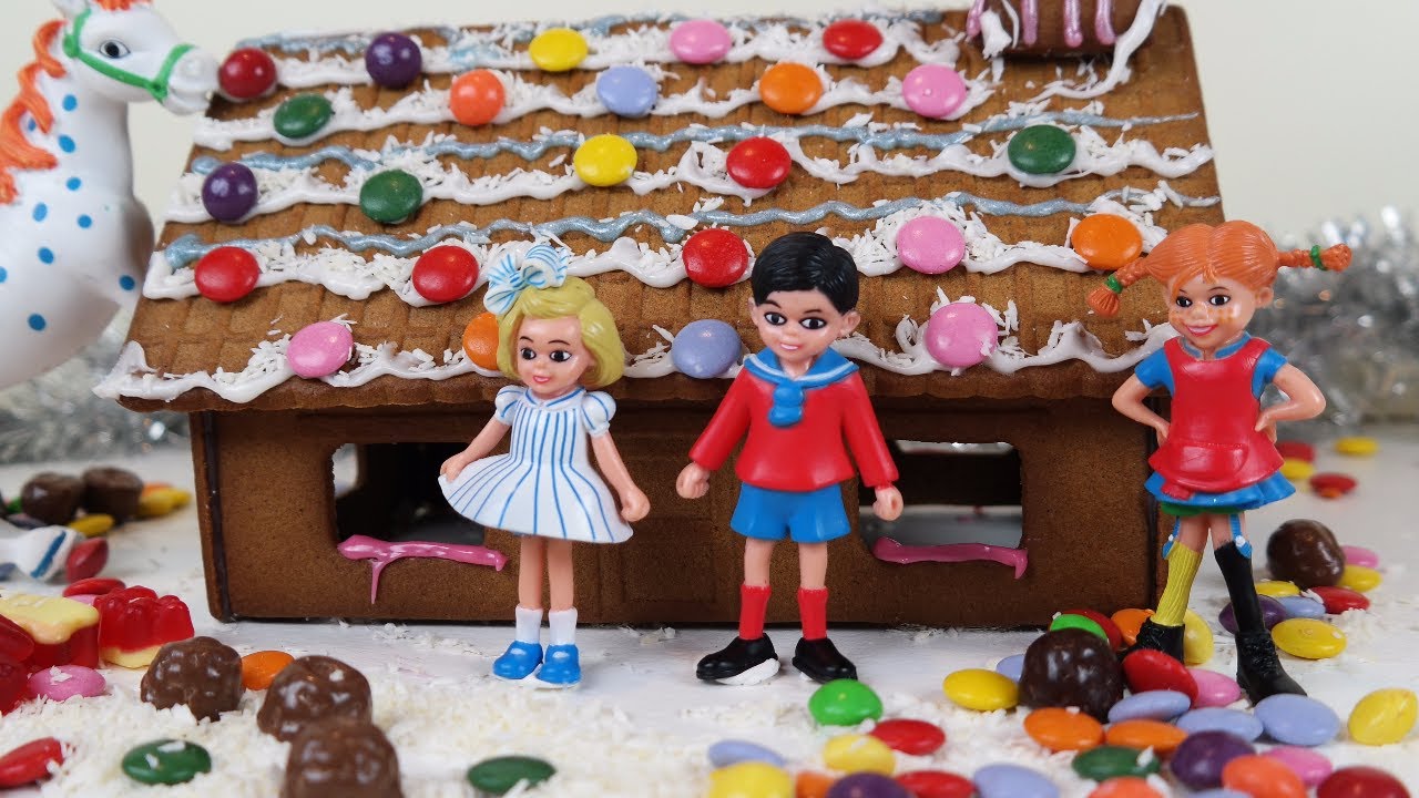 Pippi Långstrump Pepparkakshus | Julkalendern 2017 Avsnitt 14 | Lek och lär