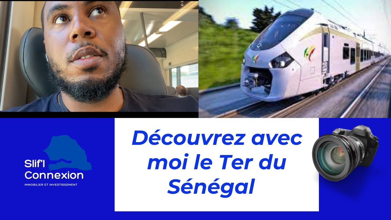 Le Ter du Sénégal. Découvrez avec moi les gares de Dakar à Diamniadio