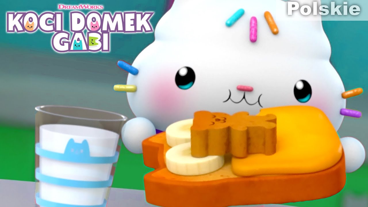 Przekąska na dobranoc z Kotkami Gabi! 🐻🍞 Zrobimy misie-chlebusie! | KOCI DOMEK GABI | Netflix