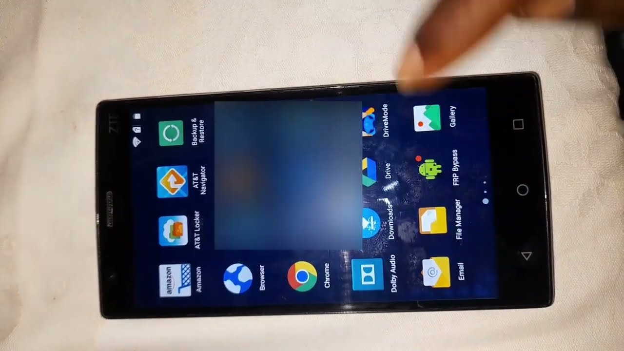 frp removed Zte max2 z958 mobile manually