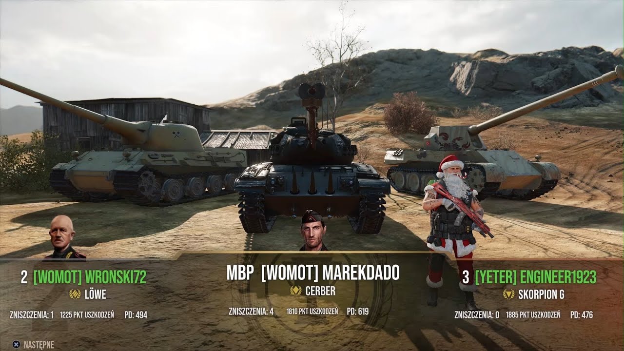 CERBER BITWA RANKINGOWA WOT PS5 