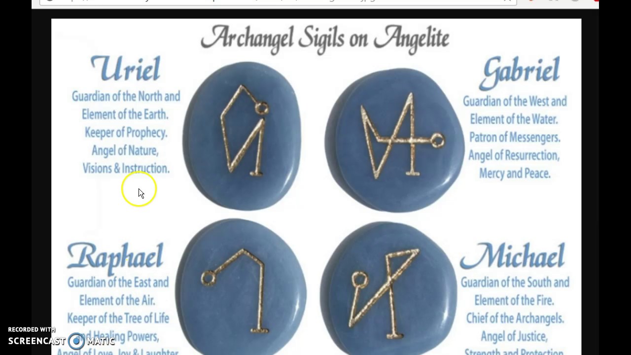 Electric Angel Sigils