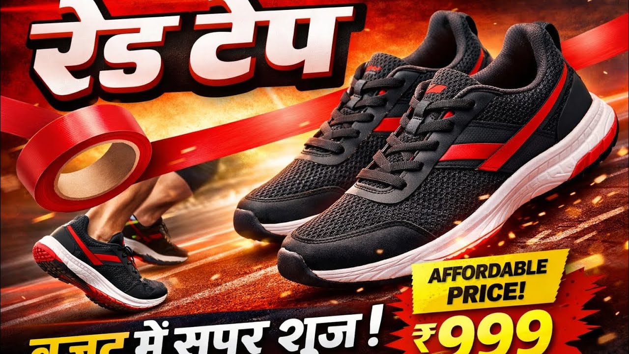 ₹999 में Red Tape Running Shoes 😱 सच में Best Budget Shoes? Full Review! @Nishant_vlogs07 