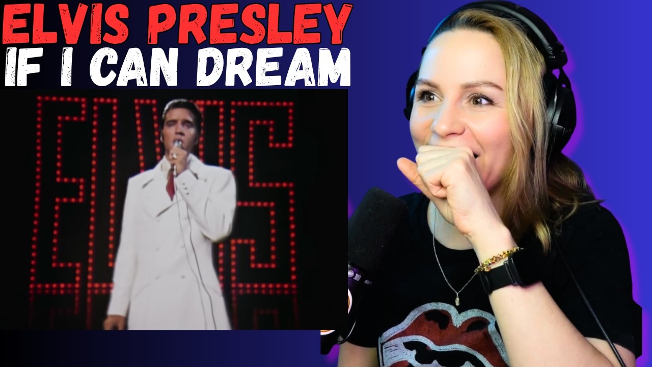 ELVIS IF I CAN DREAM | EMMA Reacts to Raw Charisma & Legendary Performance
