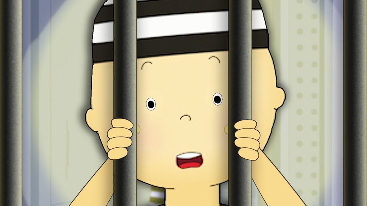 Caillou ve Hapishaneden Kaçış | Caillou Türkçe - WildBrain