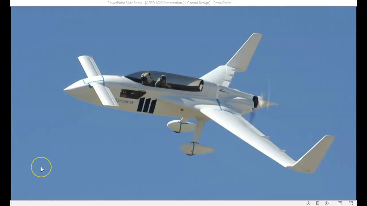 AERO 1020 Presentation 24 on Canard Design