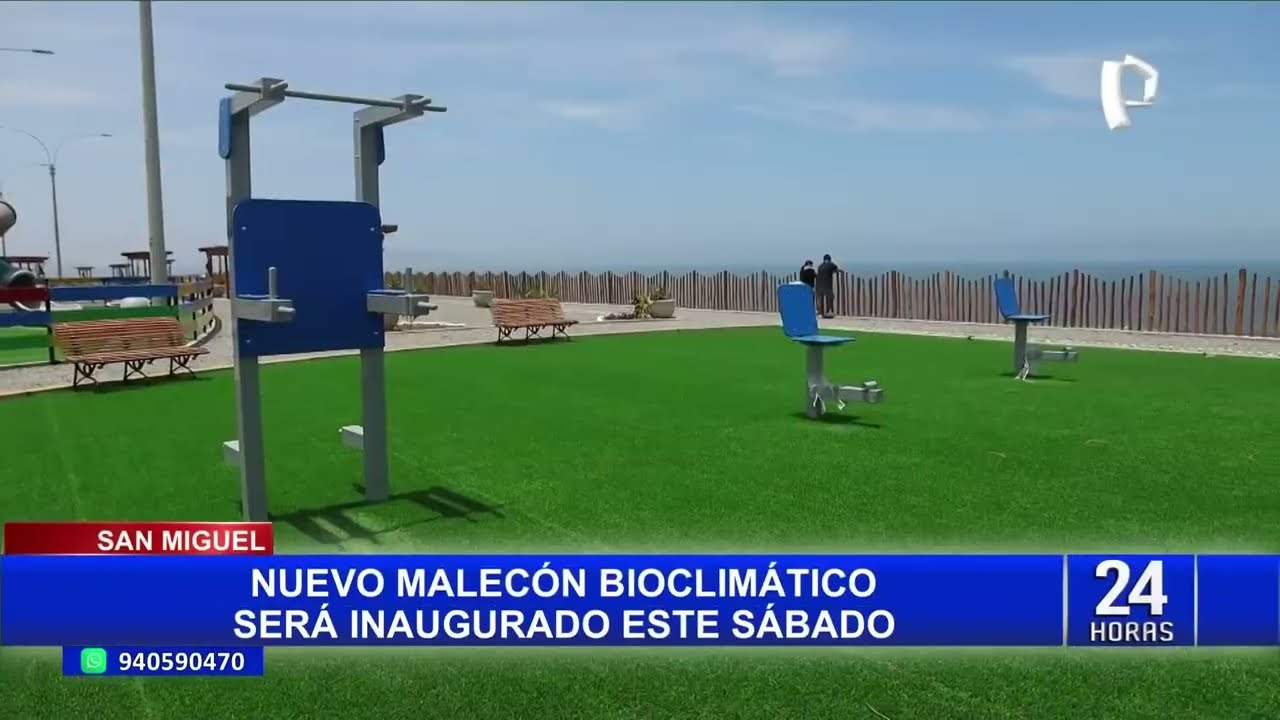 San Miguel inaugurará malecón bioclimático con áreas verdes y espacios recreativos