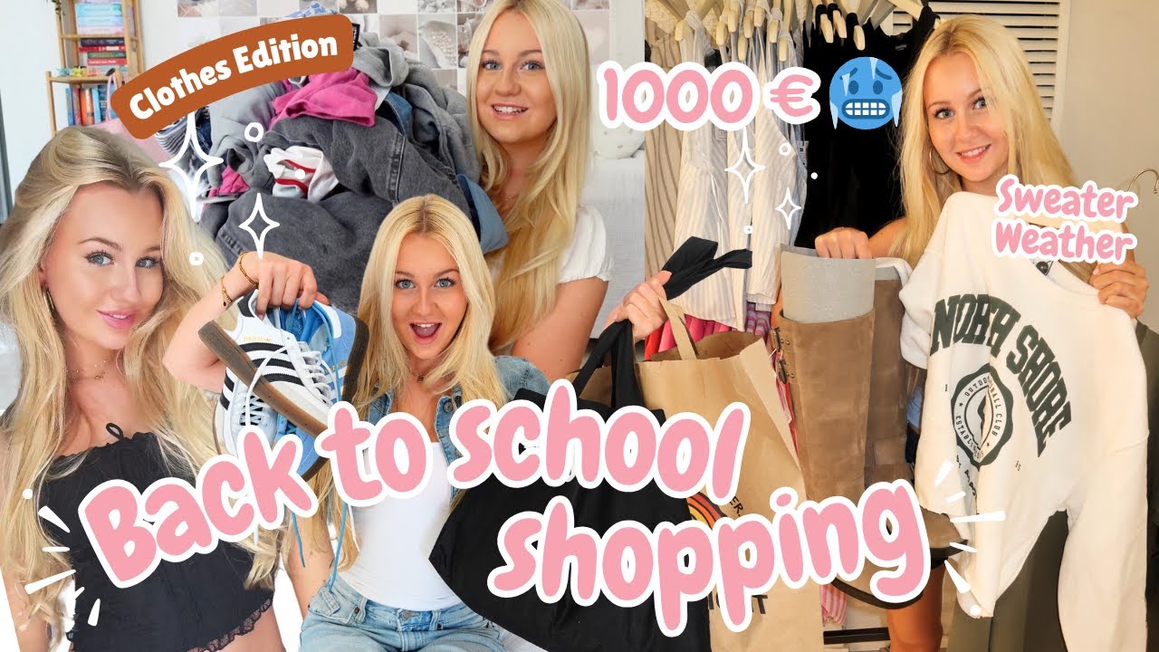 BACK TO SCHOOL Shopping Vlog aus 🇩🇪 *clothes Edition +Haul | MaVie Noelle
