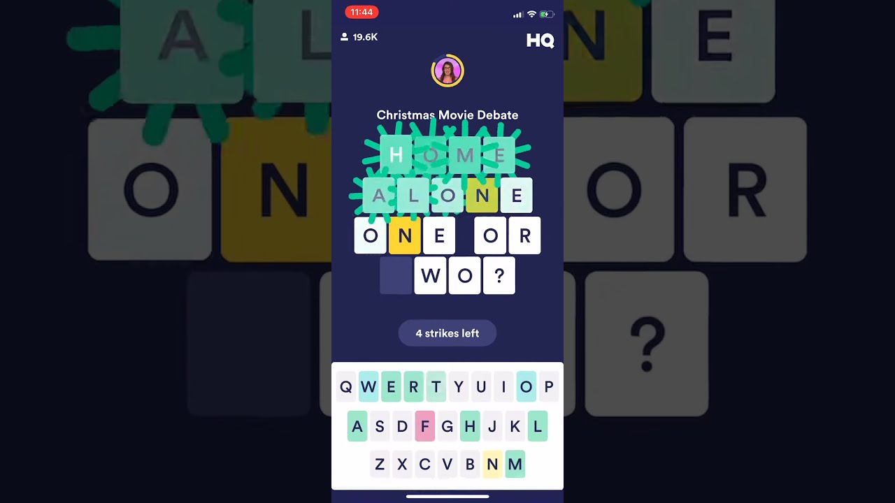 (AD-FREE) (AD-FREE) &lsquo;90s Night on HQ Words ($1,000/$0.19) Sunday, 21 April 2019 9:30p ET