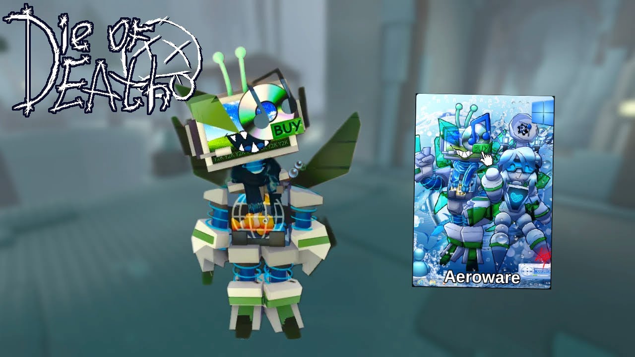 WINNING WITH THE UPDATED 'AEROWARE' SKIN! | Roblox Die of Death