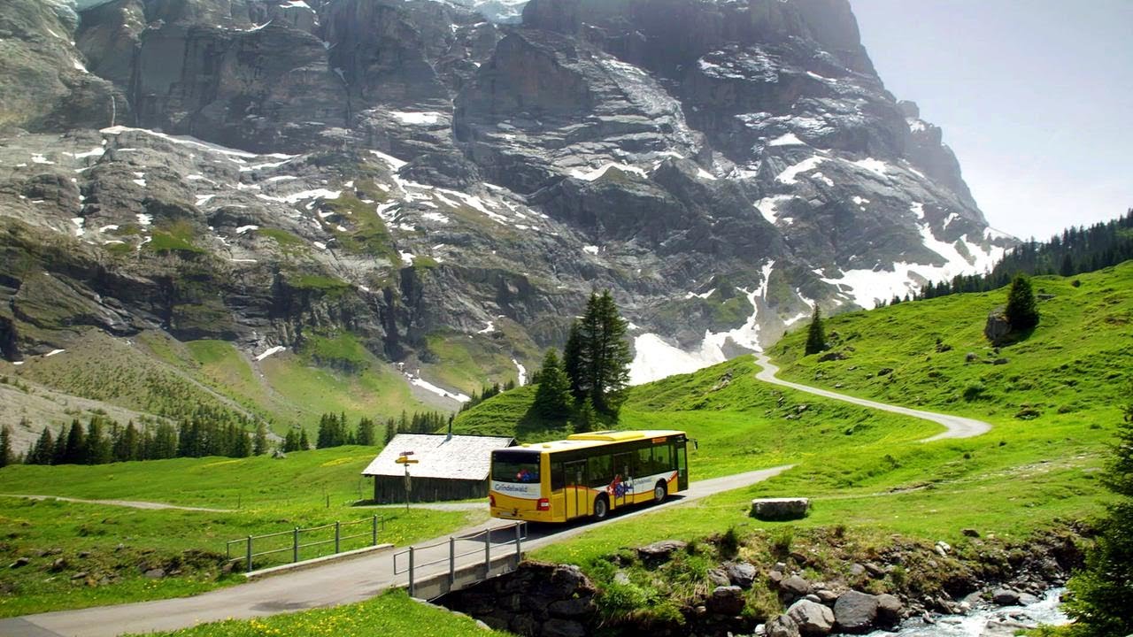 Mit dem Postauto durch die Schweiz - Durchs wildromantische Rosenlauital