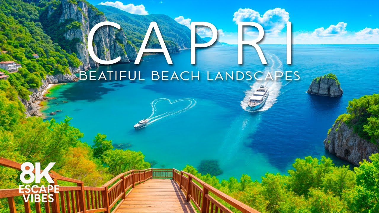 Capri 8K &ndash; Discover Italy&rsquo;s Dream Island and Crystal Blue Waters With Deep House Chill