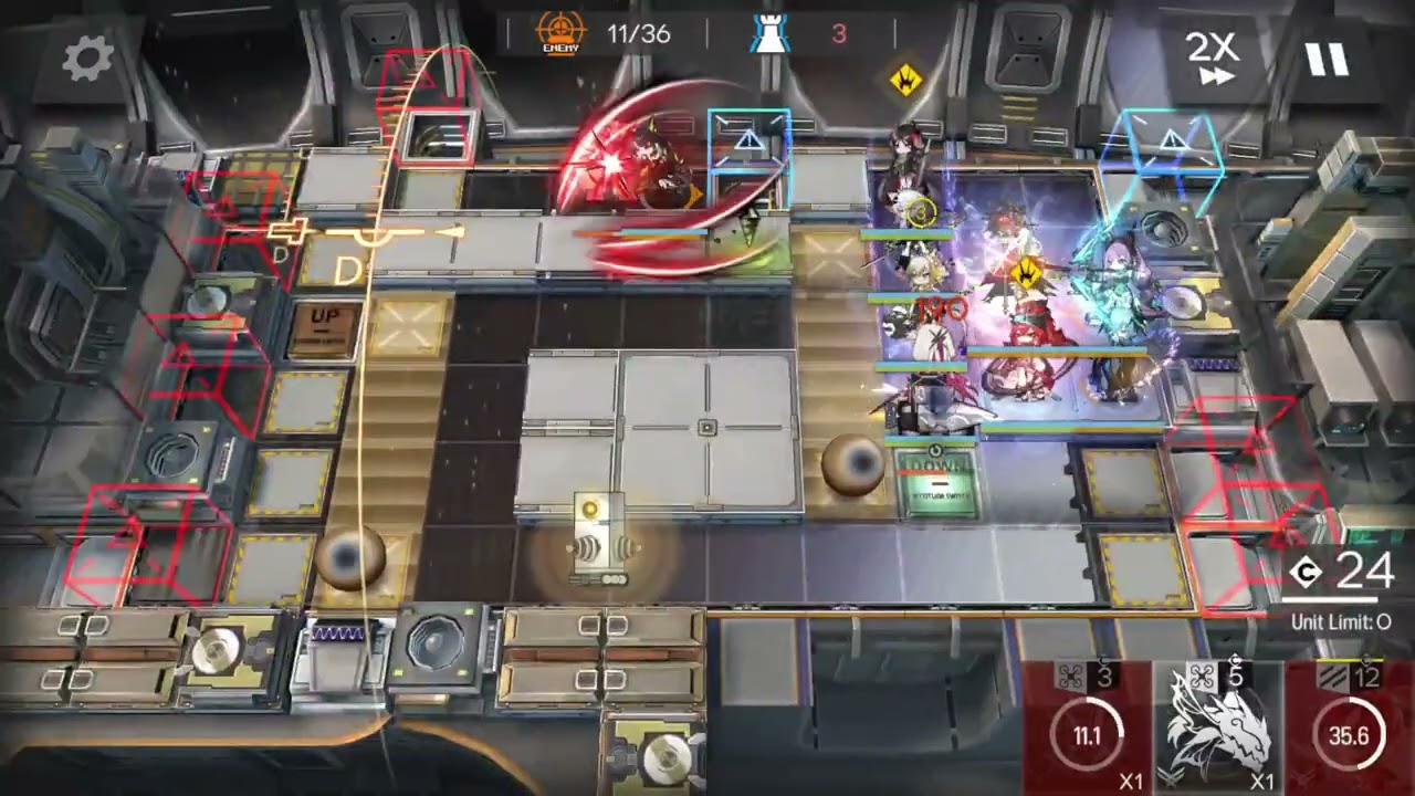 Arknights CC#4 Accidrop skin, Mostly afk