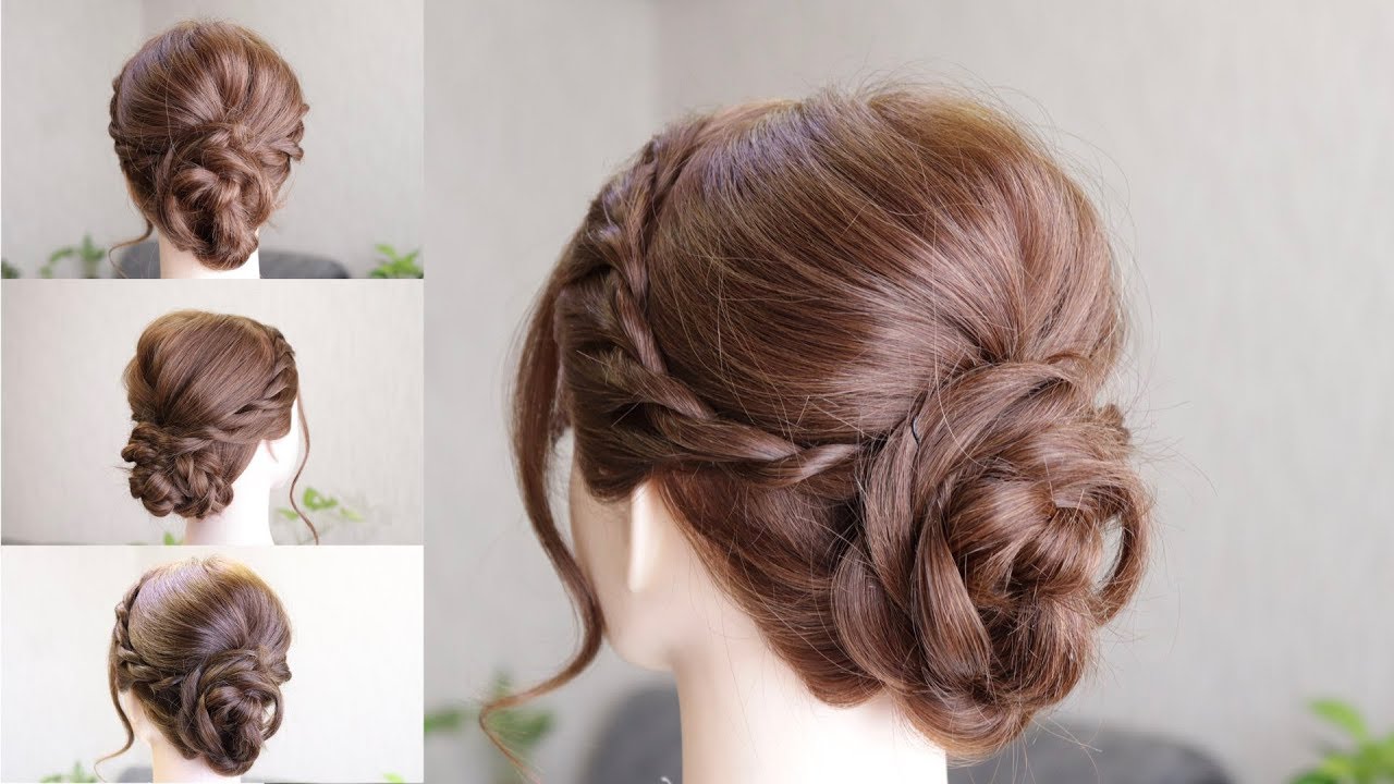 Длинные волосы【Прическа】Updo