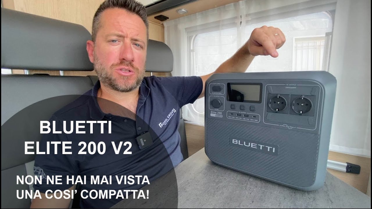 BLUETTI Elite 200 V2 la POWERSTATION 2073Wh più compatta che abbia mai visto!