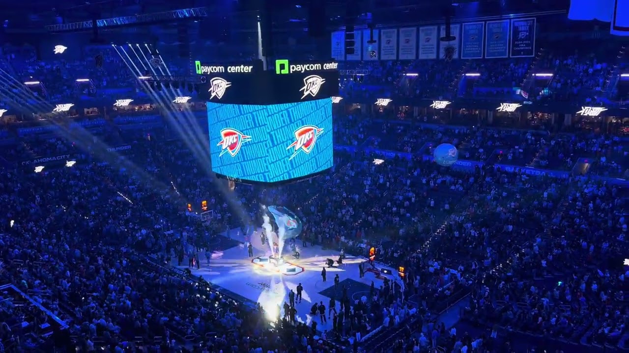 Oklahoma City Thunder Starting Line Up Intro February 2026