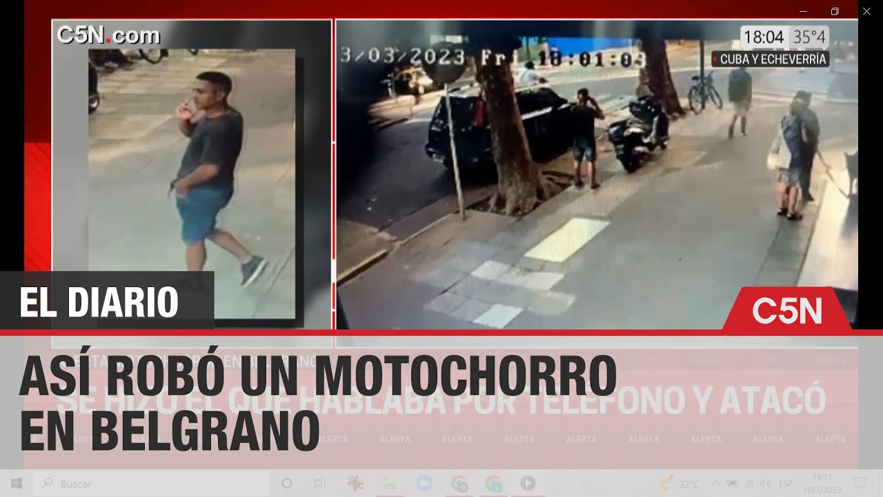 MOTOCHORROS en BELGRANO: así le ROBARON las JOYAS a una MUJER